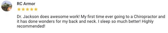 Chiropractic Thomasville NC RC Testimonial